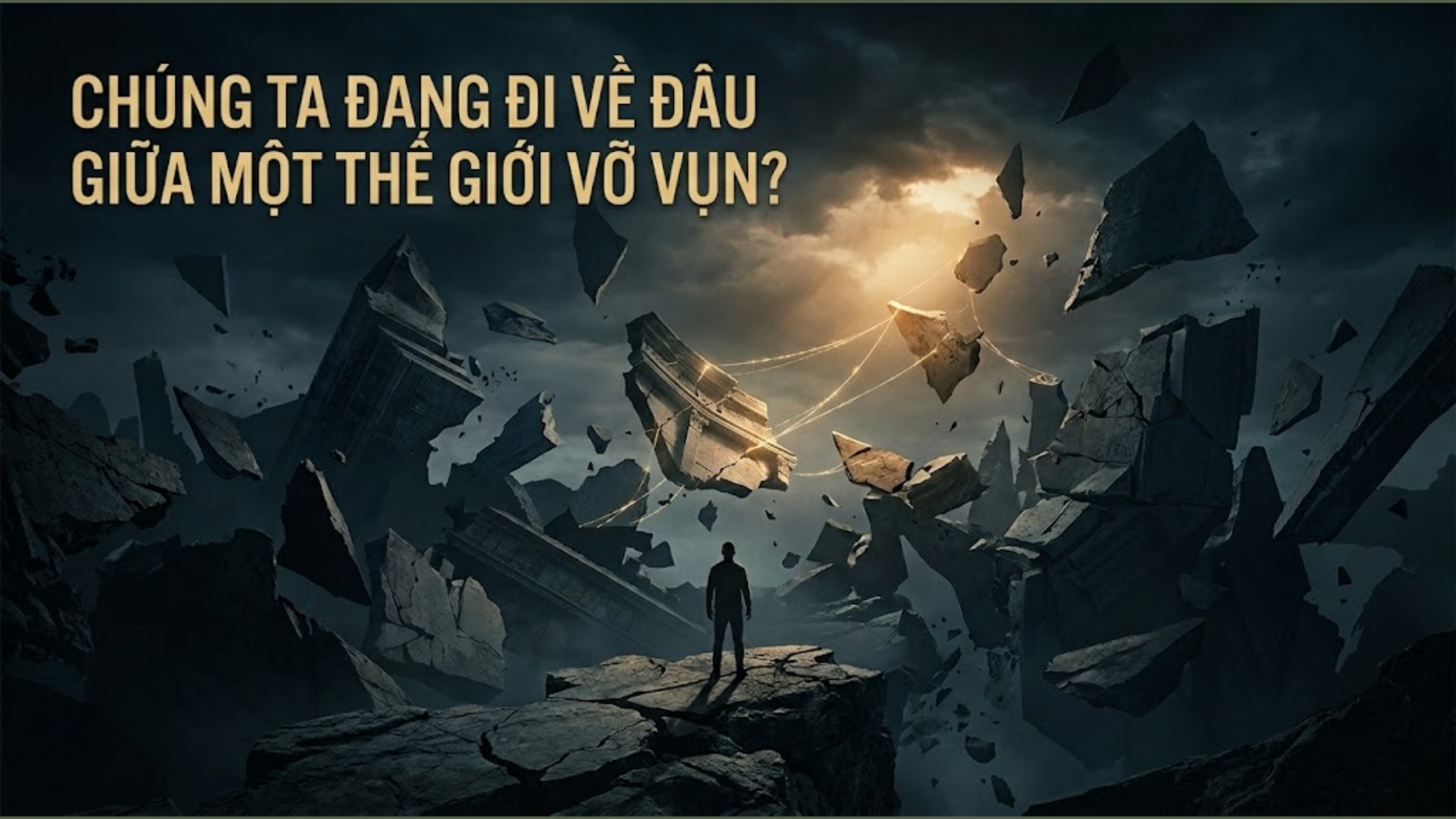 Chúng ta đang đi về đâu
            giữa một thế giới vỡ vụn?